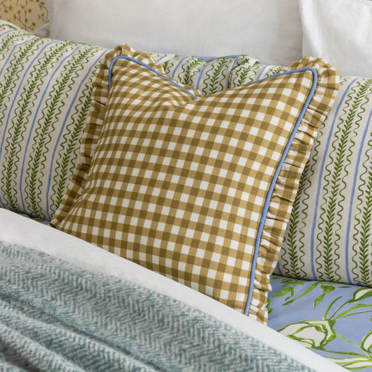 Coussin carre 45 x 45 cm - Passepoilé Maud