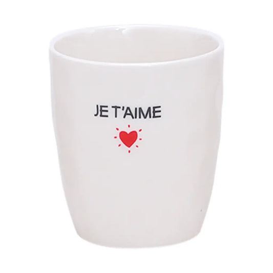 Tasses Blanches - Je t'aime