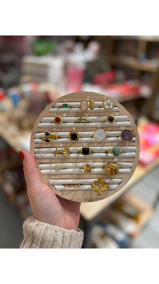 Bague de couleur en acier inoxydable – Élégante et résistante