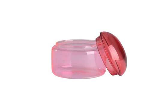 Pot en verre - Rose