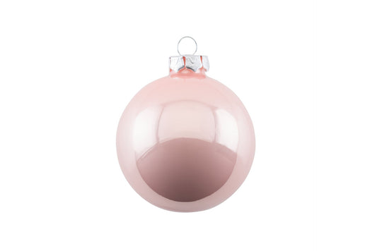 Boule de Noël Opal 6 cm - Rose