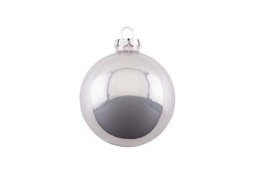 Boule de Noël Opal 6 cm - Gris