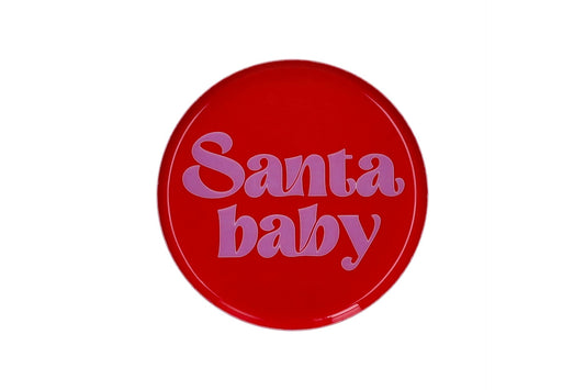 Plateau rond - Santa Baby