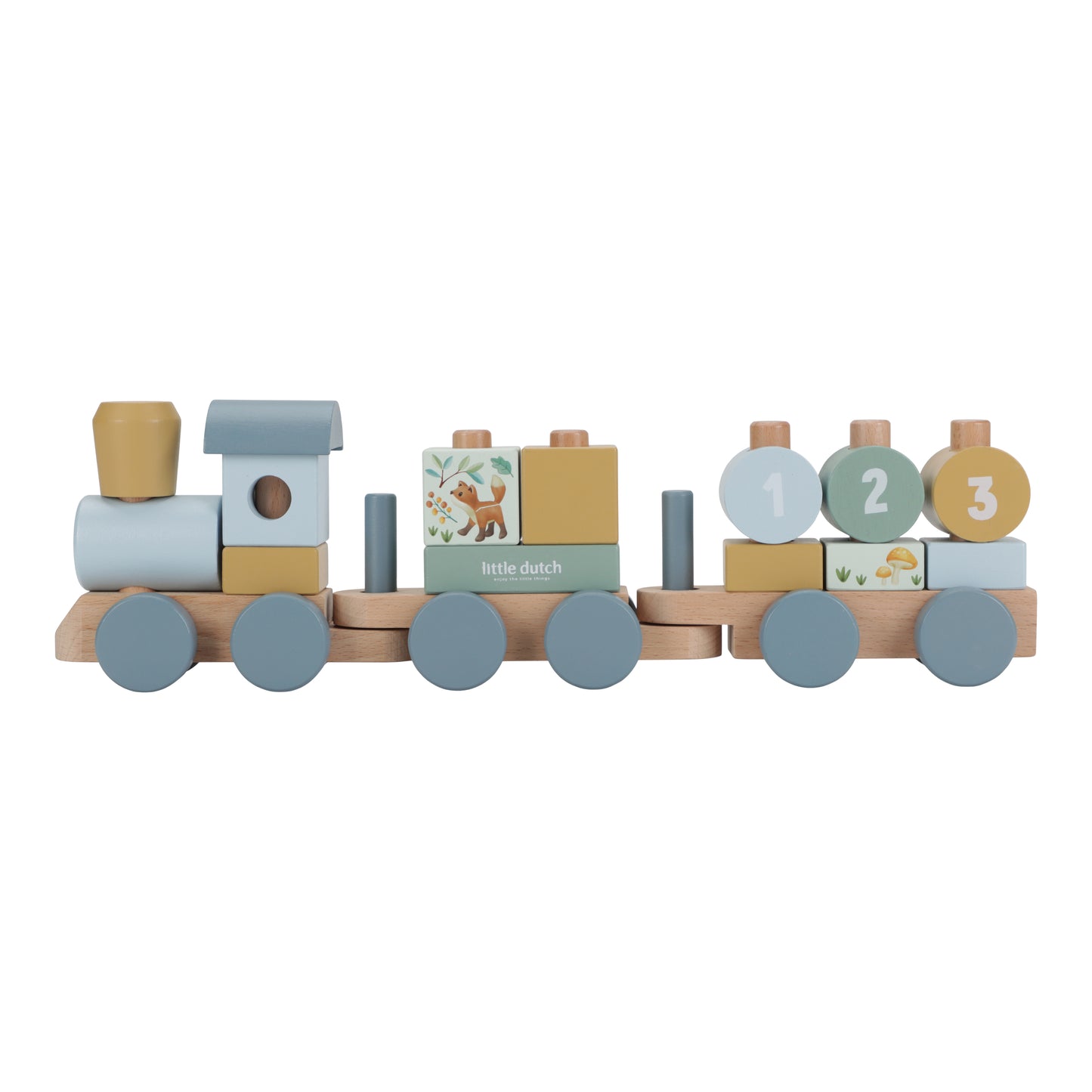 Train de blocs Forest Friends