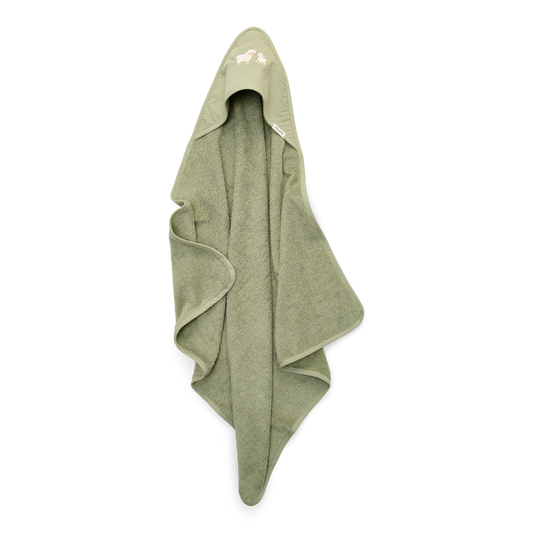 Cape de bain bébé Little Dutch – Sortie de bain douce et absorbante 100 x 100cm