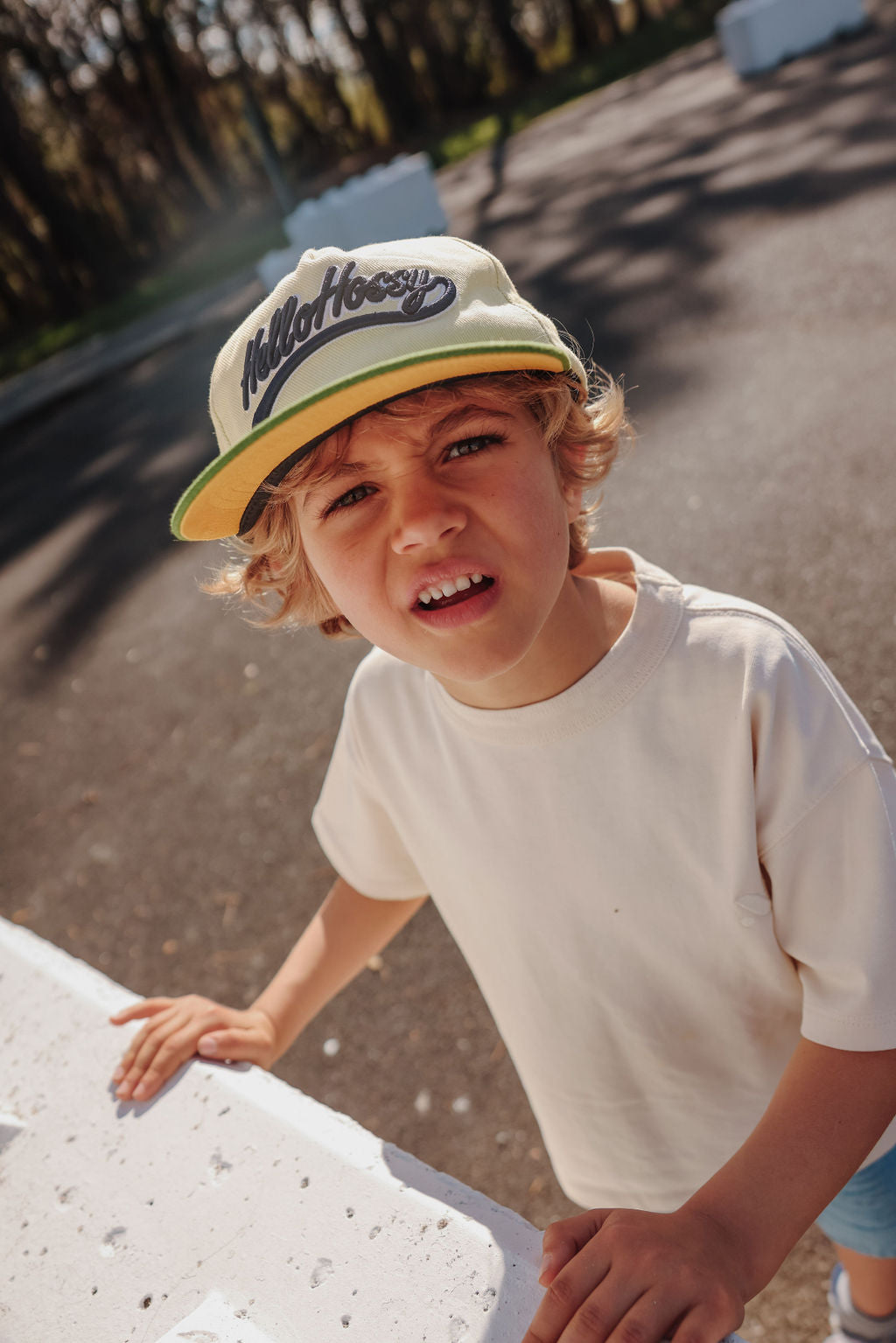 Casquette Hello Hossy - 9-18 mois - Homerun White