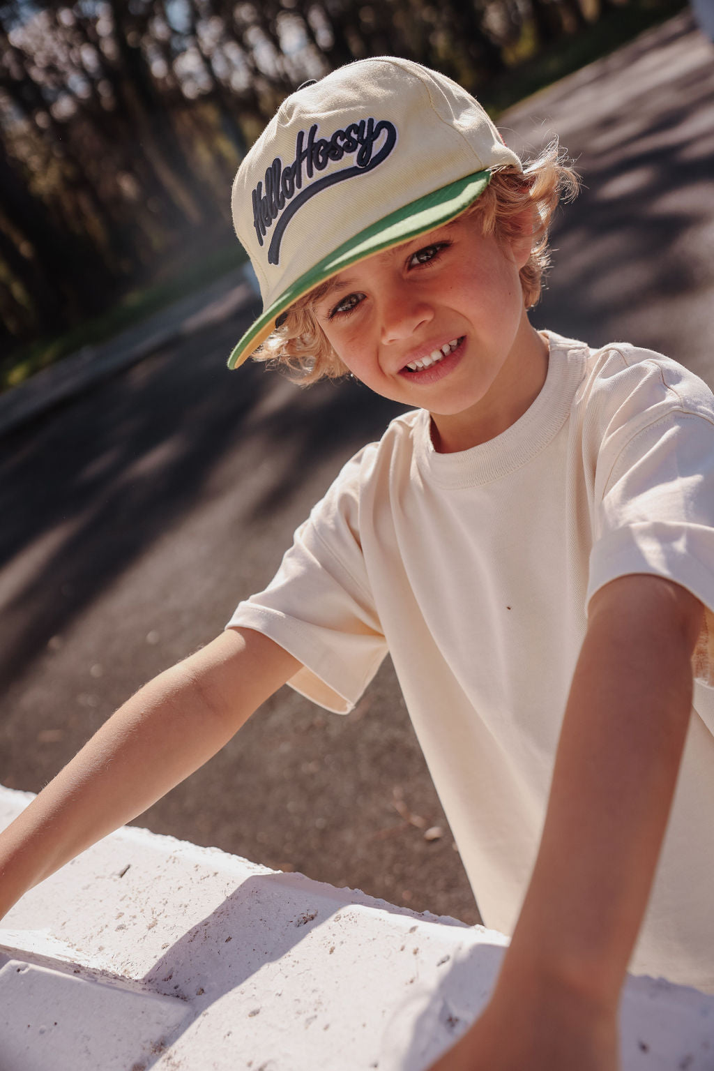 Casquette Hello Hossy - 9-18 mois - Homerun White