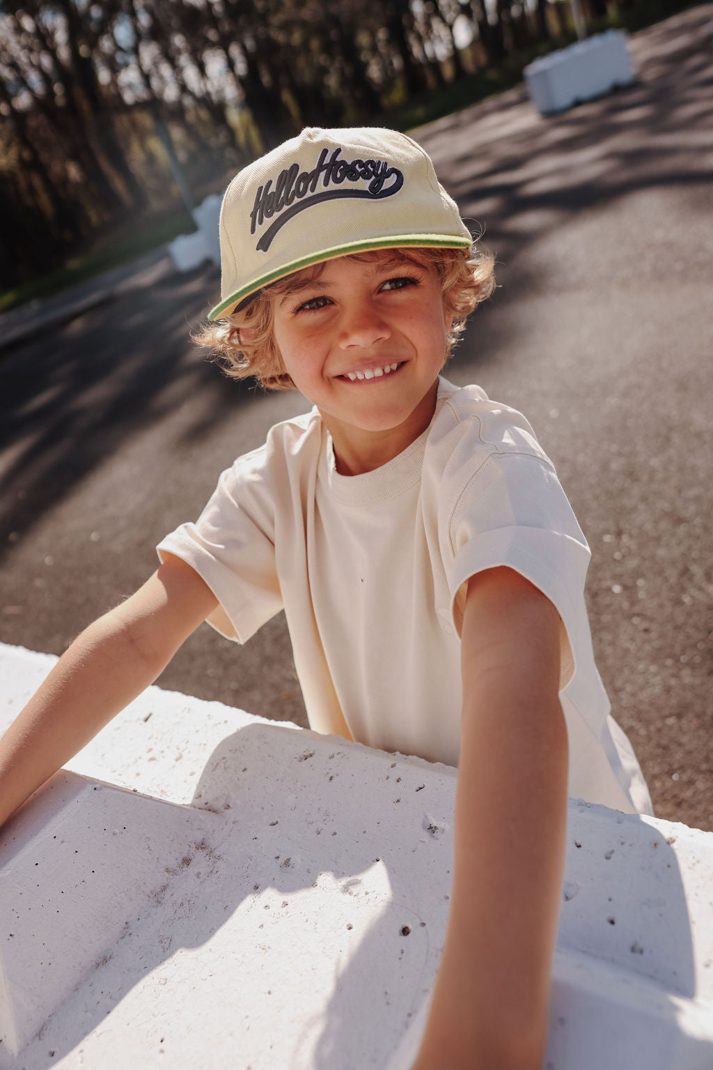Casquette Hello Hossy - 9-18 mois - Homerun White