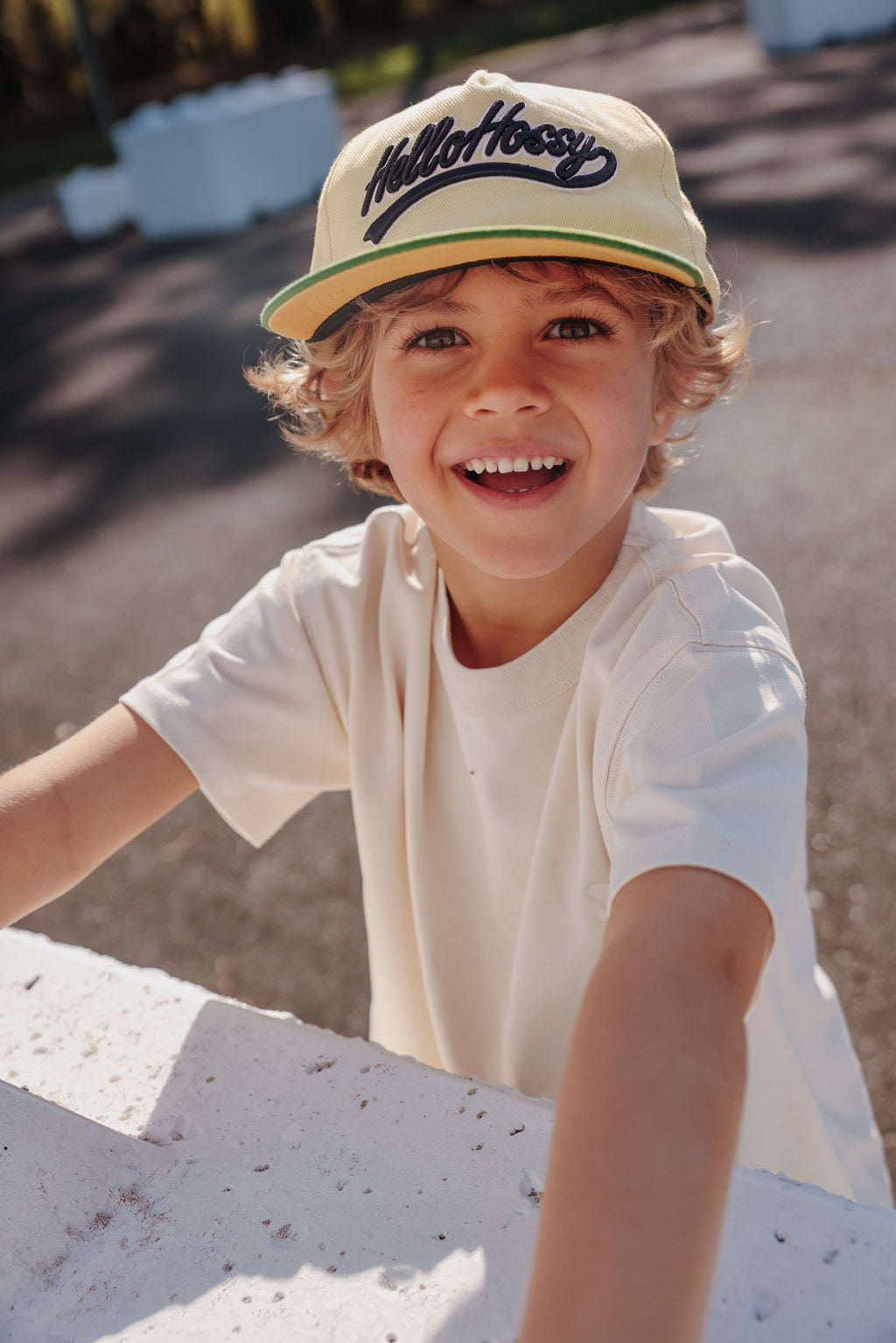 Casquette Hello Hossy - 9-18 mois - Homerun White
