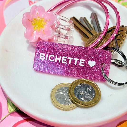 Porte-clés à Paillettes - Bichette