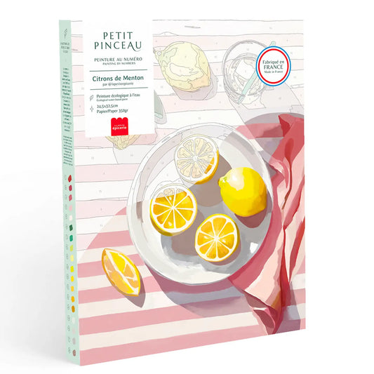 Peinture au numéro - Citrons de Menton