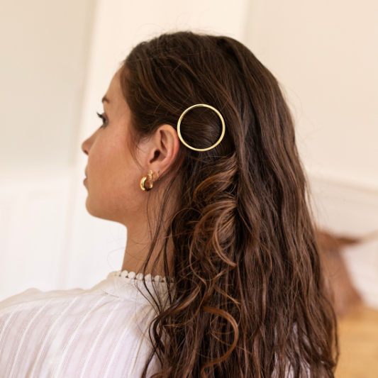 Barrette Ronde BACHCA – Doré