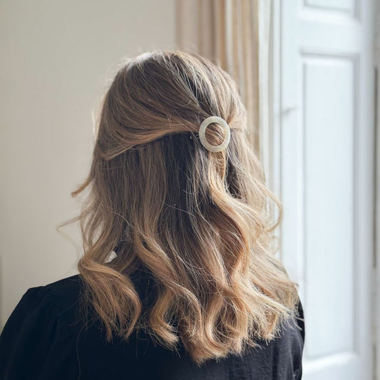 Barrette Ronde BACHCA – Nacre