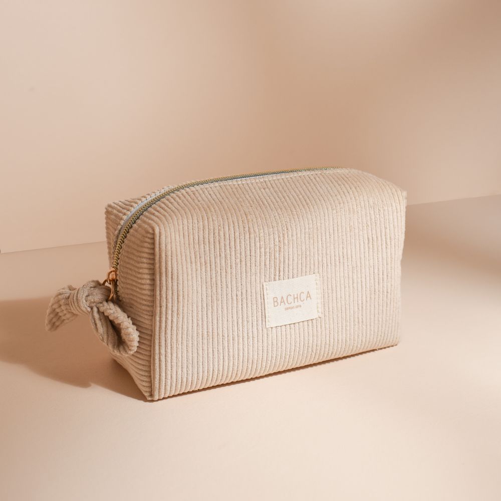 Trousse à Maquillage BACHCA – Velours Côtelé