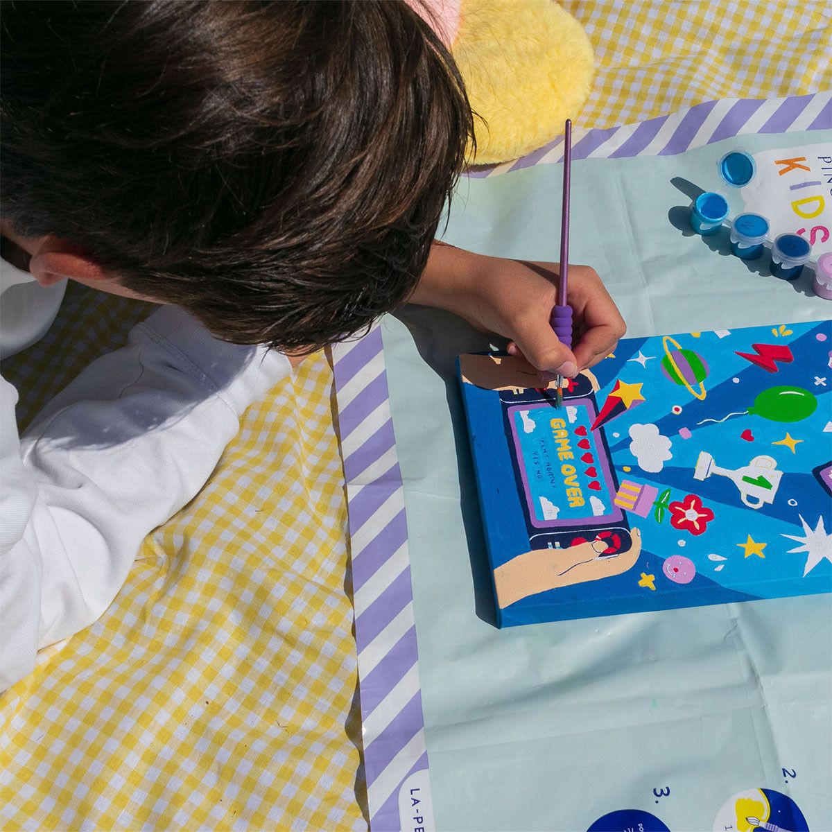 Peinture au numéro - Video Game 8-12 ans
