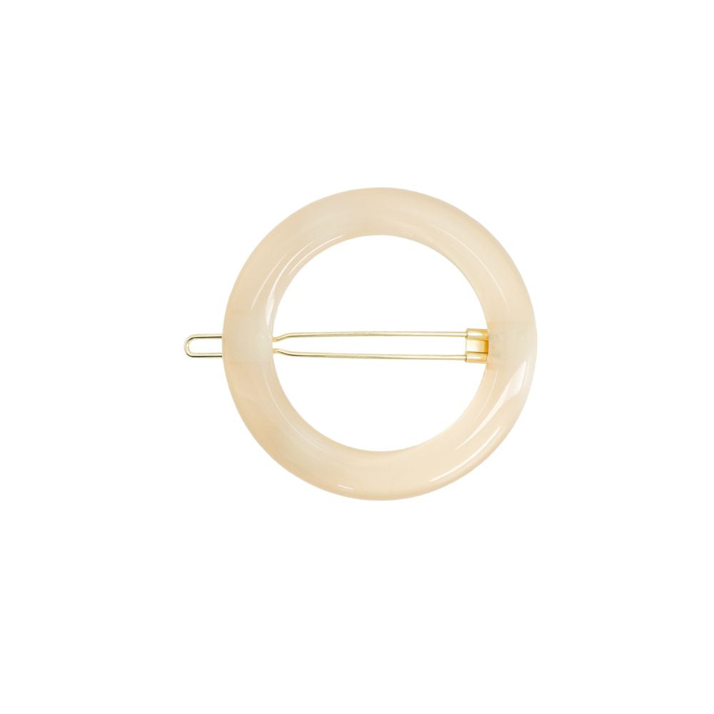 Barrette Ronde BACHCA – Ivoire