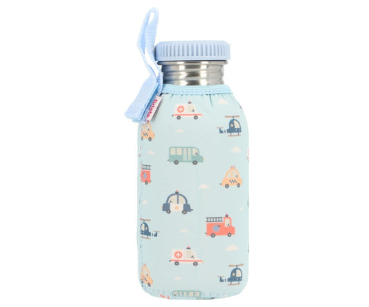 Bouteille en Acier avec Housse City Cars 500ml
