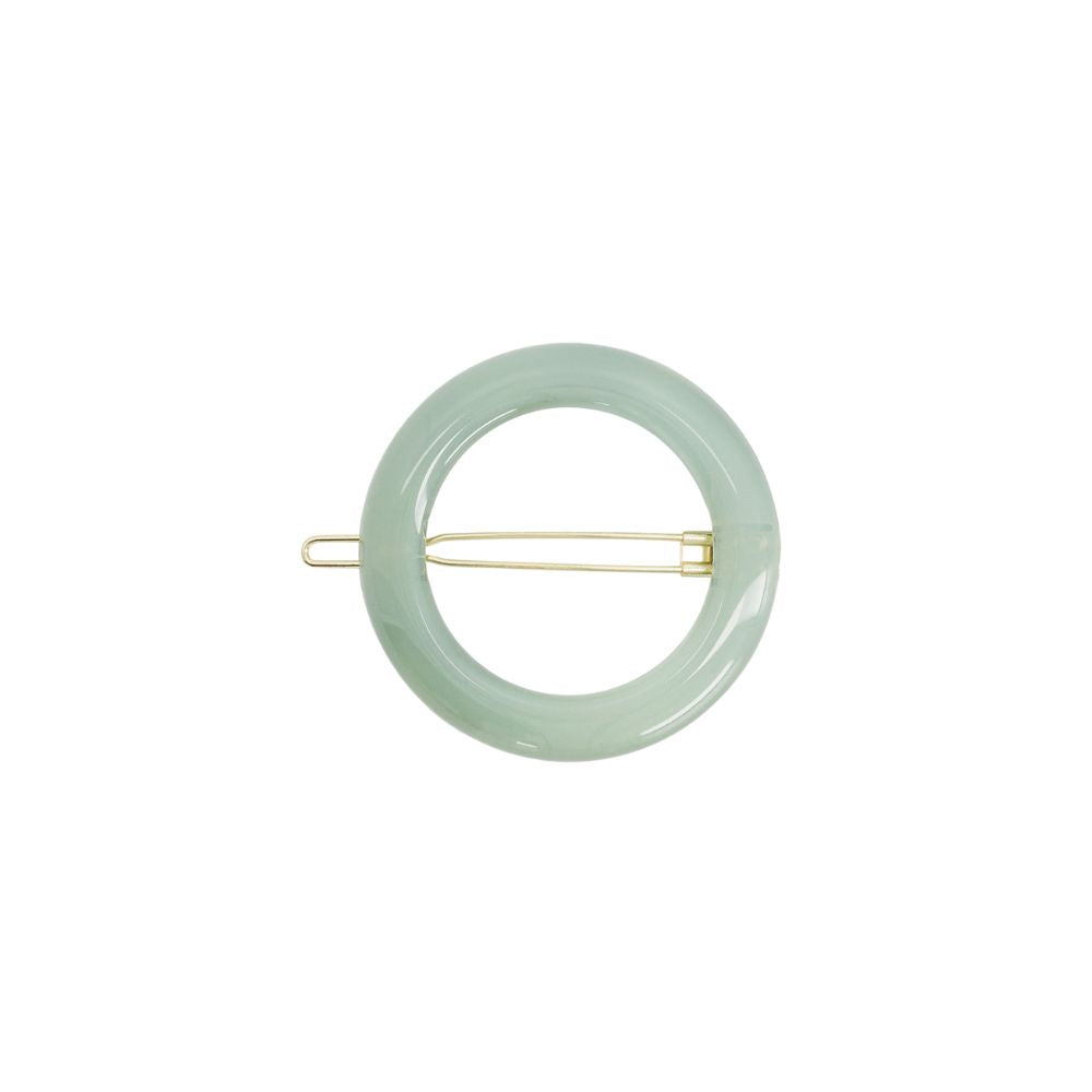 Barrette Ronde BACHCA – Vert d'Eau