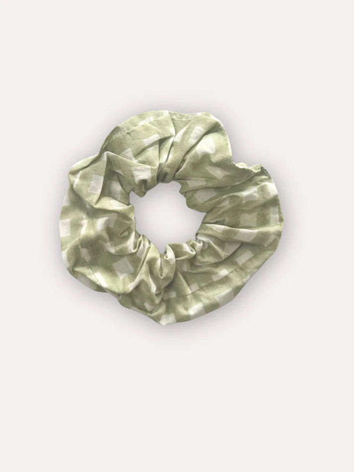 Chouchou scrunchie pour cheveux en tissu indien