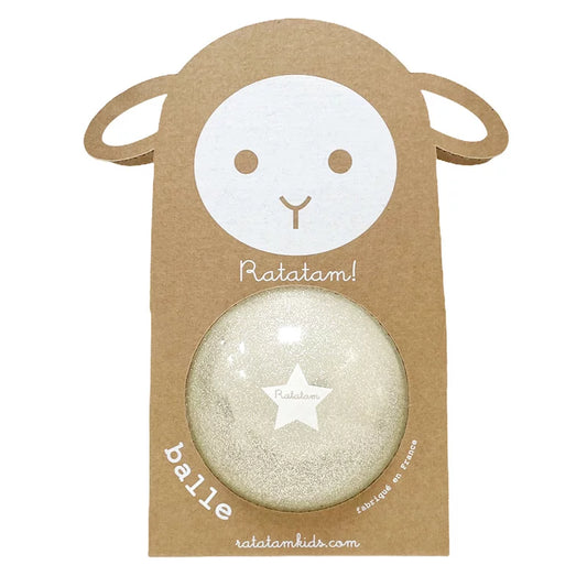 Ballon Mouton pailletée 10 cm