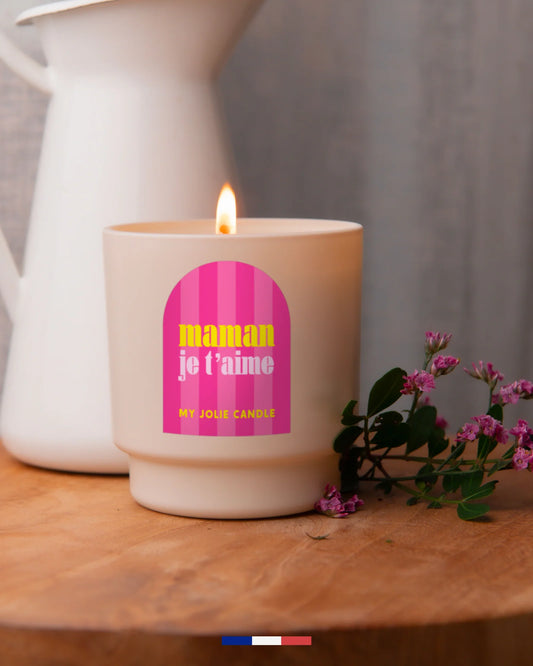 Bougie Parfumée à messages - Maman Je t'Aime