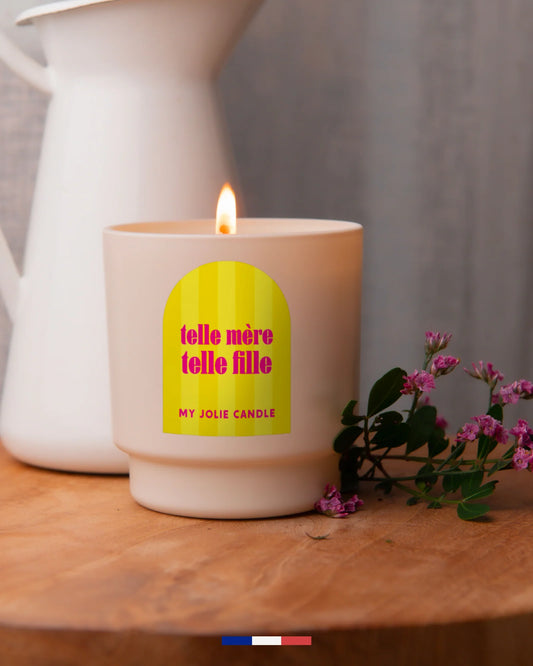 Bougie Parfumée à messages - Telle Mère Telle Fille