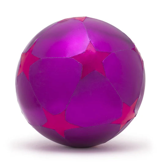 Ballon tissus étoiles rose et violet
