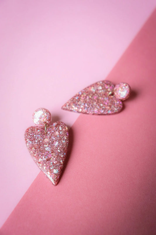 Boucles d’oreilles à paillettes – Fabriquées à Tours, France