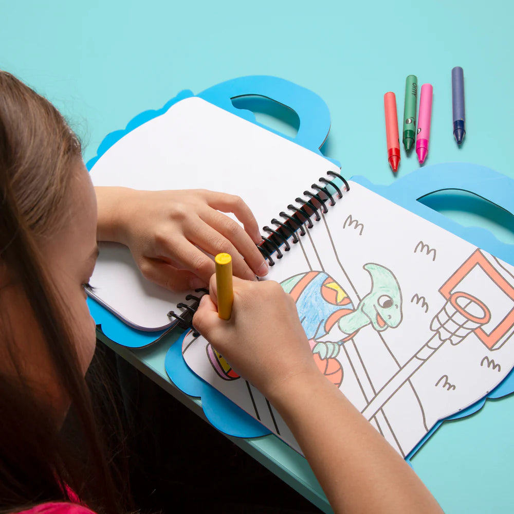 Super Coloring Book & Stickers OMY - Dino