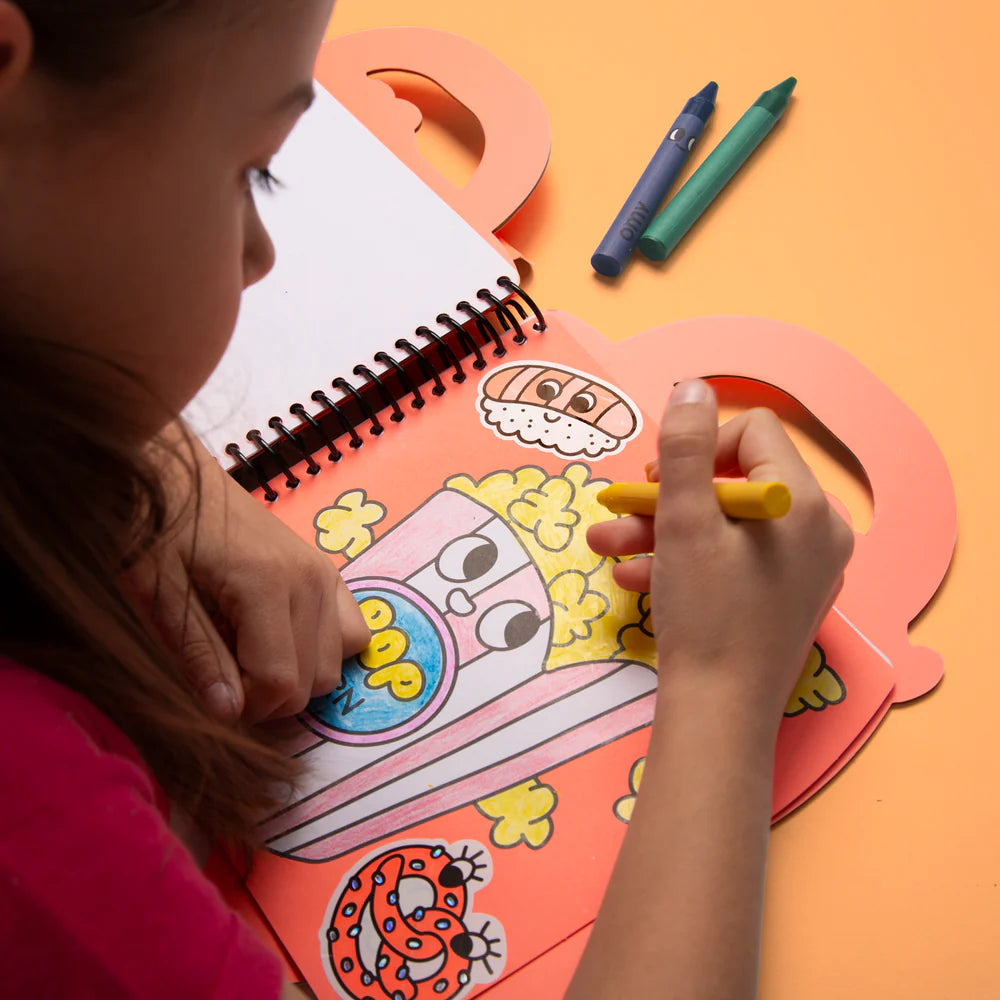 Super Coloring Book & Stickers OMY - Yummy