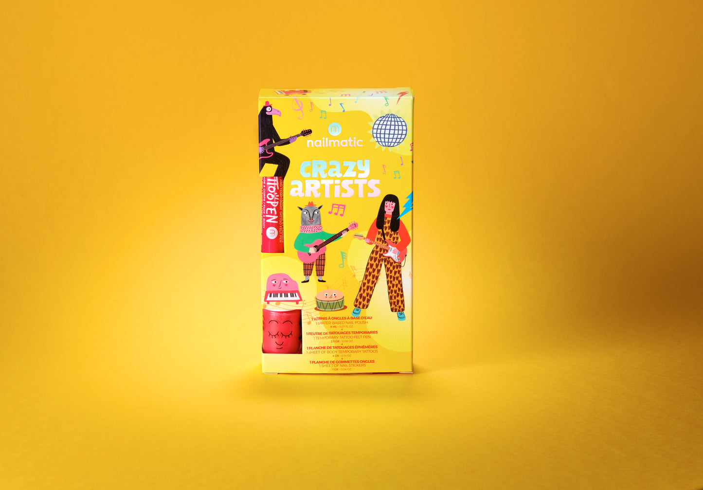 Pack créatif Nailmatic – Crazy Artists