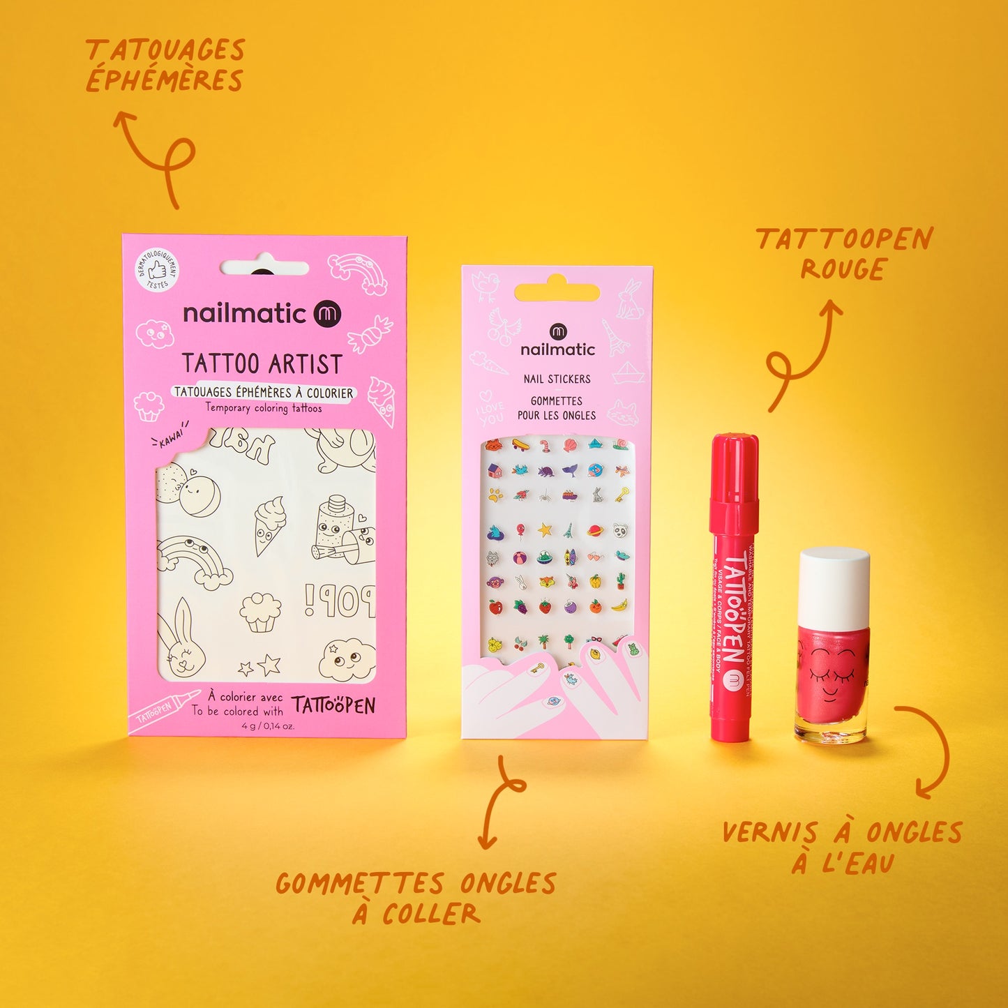 Pack créatif Nailmatic – Crazy Artists