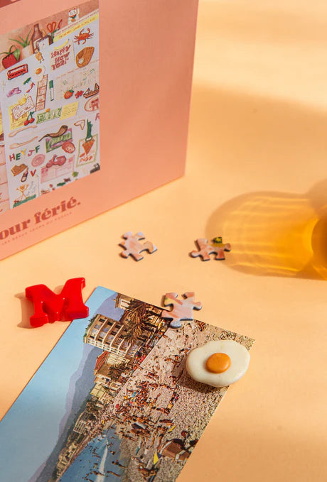 Puzzle 1000 pièces - La porte de frigo