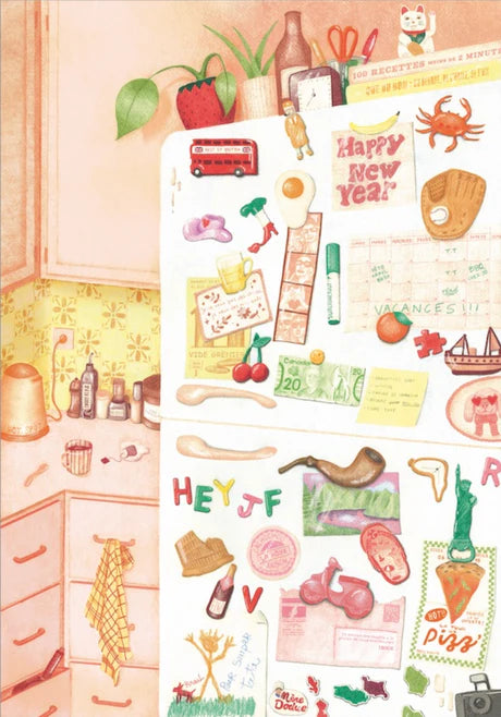 Puzzle 1000 pièces - La porte de frigo