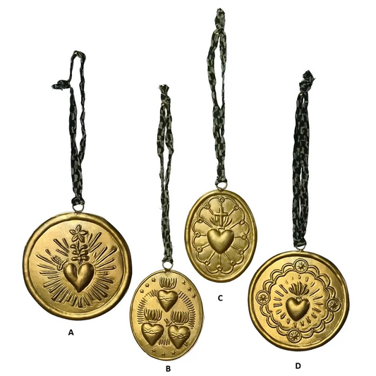 Pampilles médaillons ex-votos à suspendre