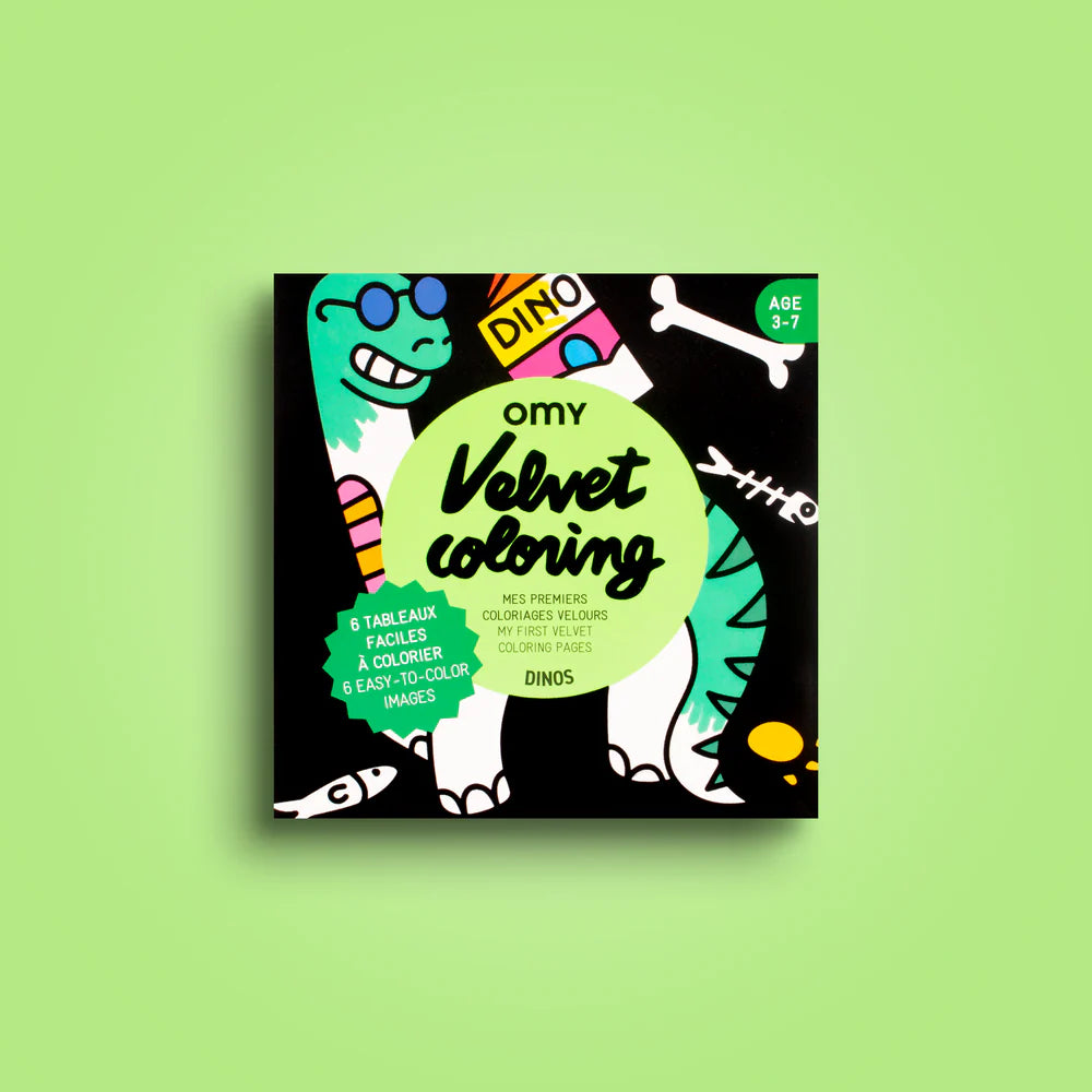 Coloriage velours - Dinos