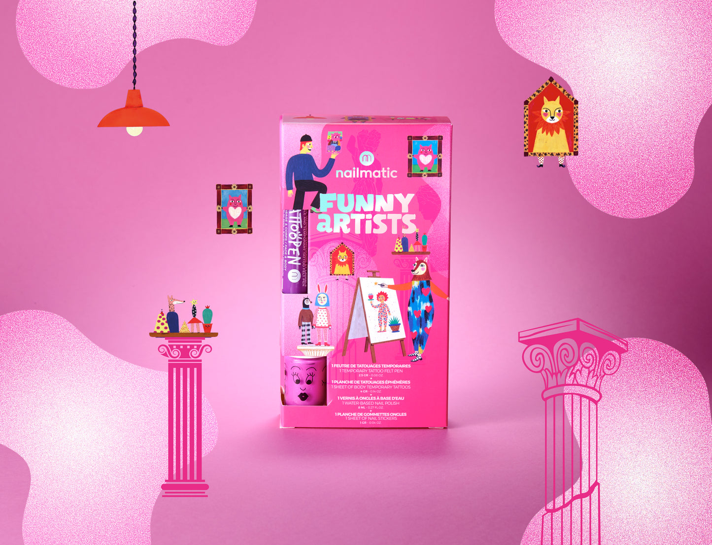 Pack créatif Nailmatic – Funny Artists