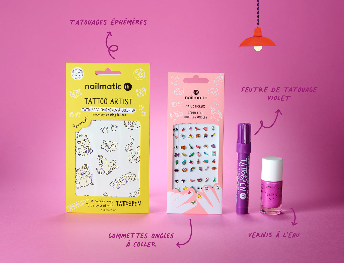 Pack créatif Nailmatic – Funny Artists