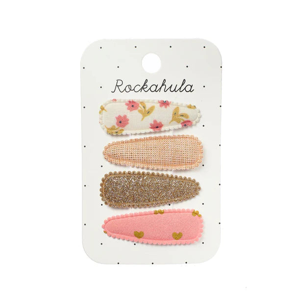 Barrettes - Fleurs & Coeurs