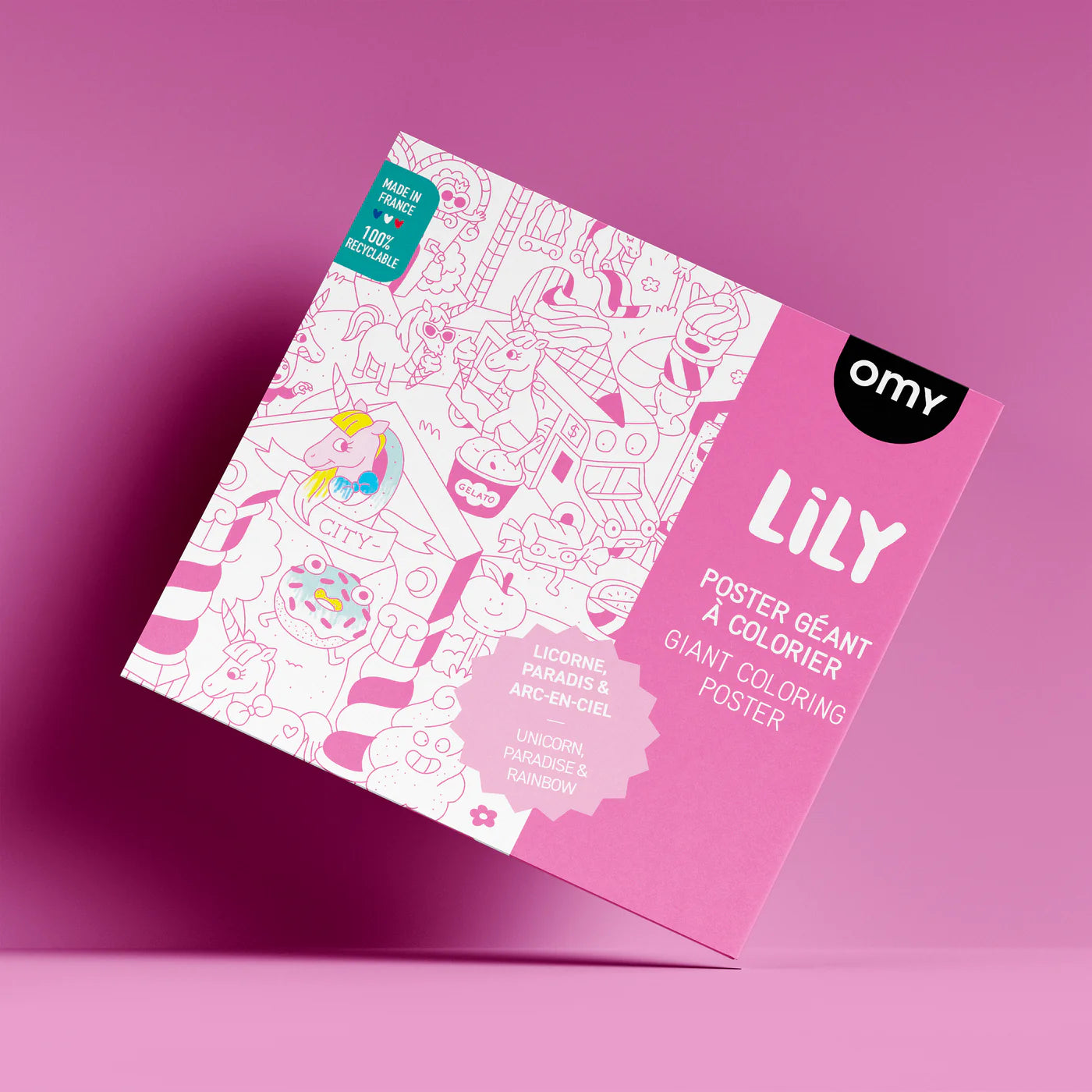 Coloriage Géant OMY – Poster XXL à colorier (Plusieurs modèles)