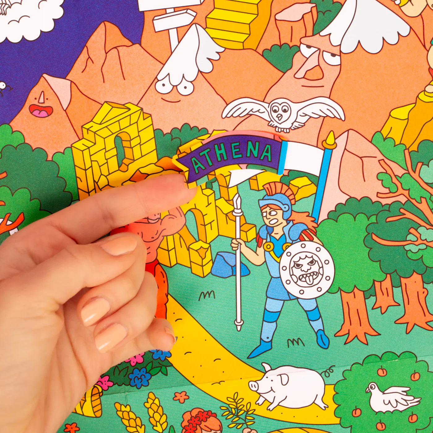 Coloriage Géant OMY – Poster XXL à colorier (Plusieurs modèles)