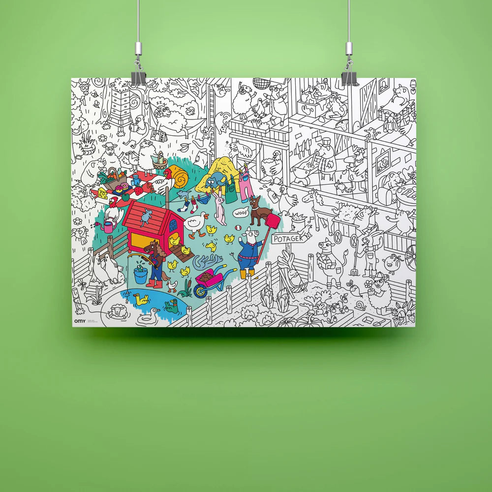 Poster Géant Crazy Farm