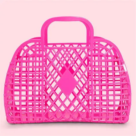 Small Retro Basket - Framboise
