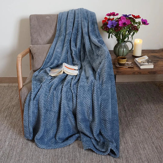 Plaids Super Moelleux - Bleu Baltique