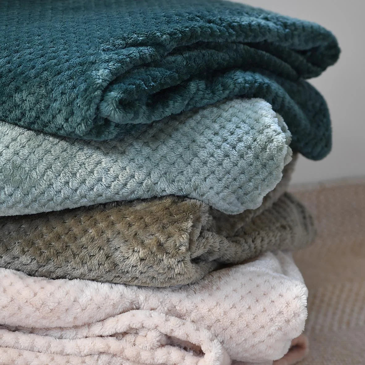 Plaids Super Moelleux - Bleu Baltique