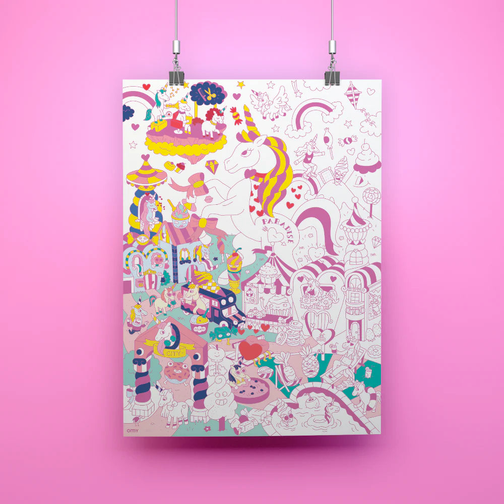 Poster Géant Lily Unicorn
