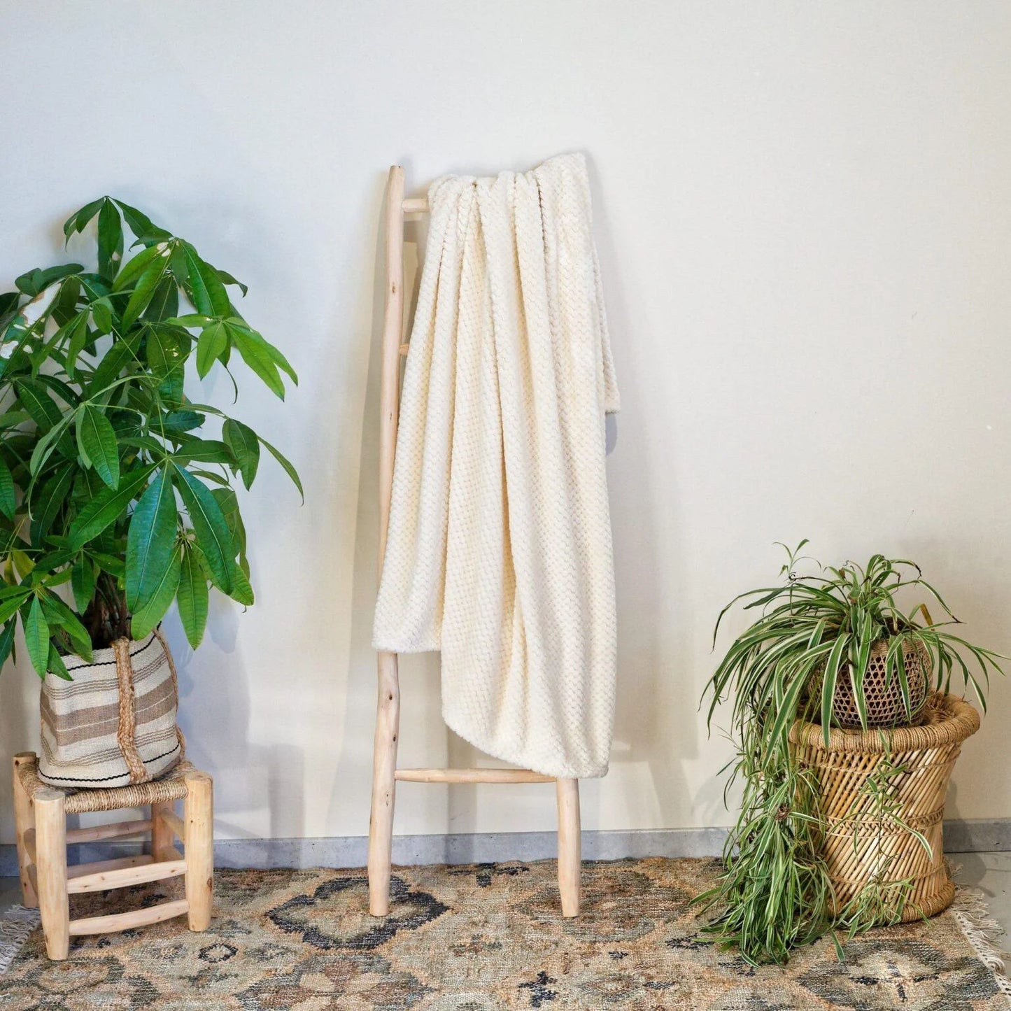 Plaids Super Moelleux - Craie