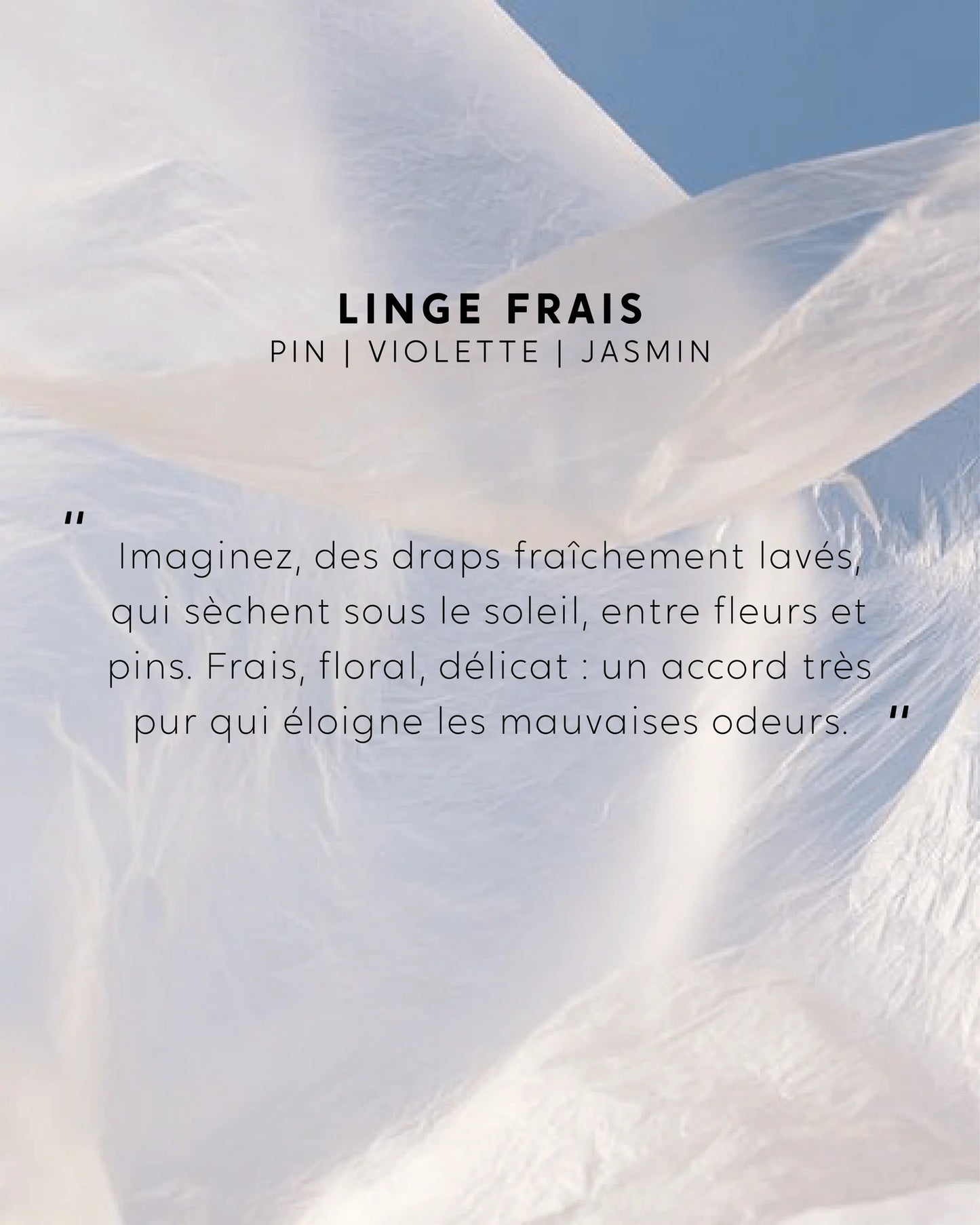 Spray Parfumé d'intérieur Linge frais