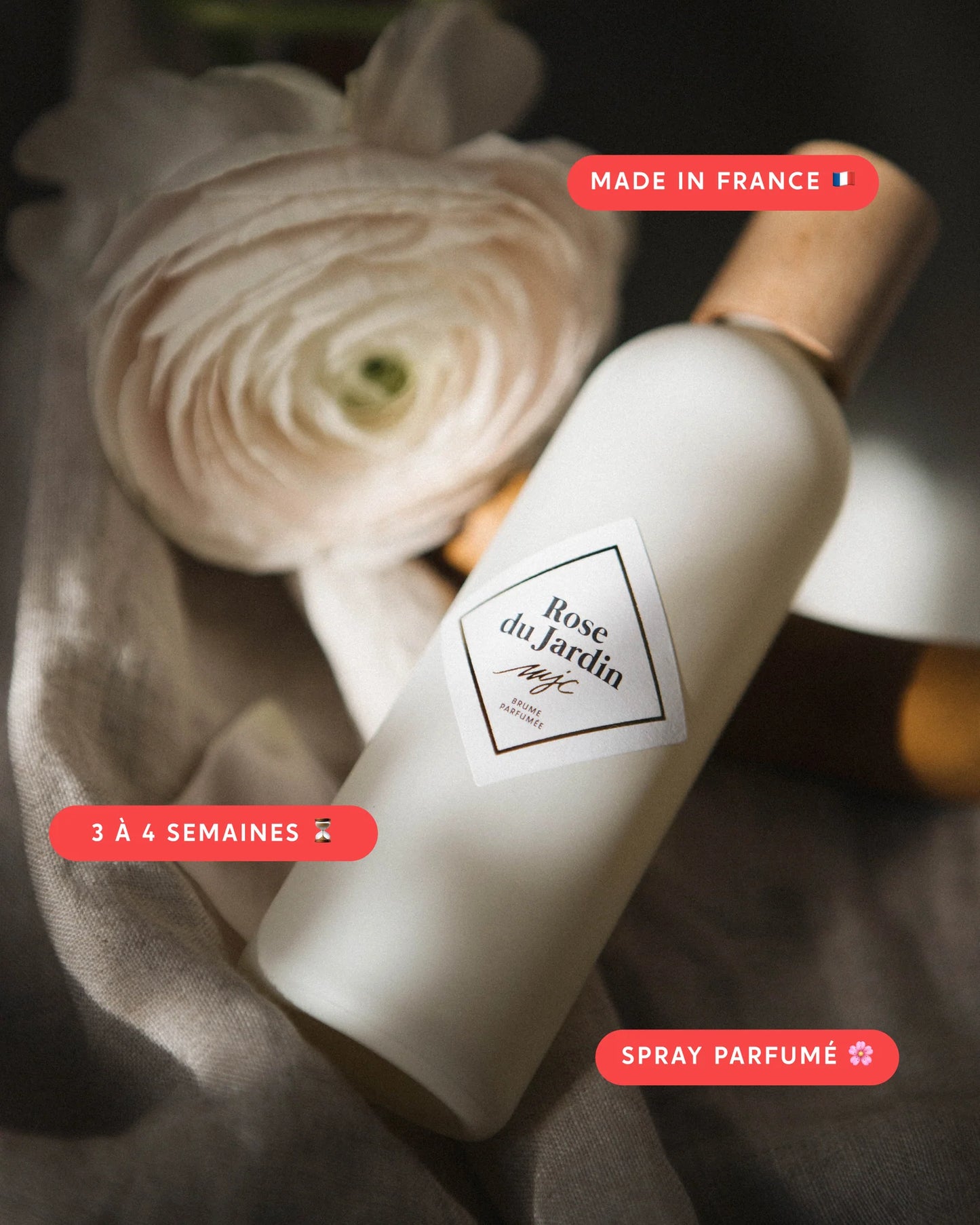 Spray Parfumé d'intérieur Rose du Jardin