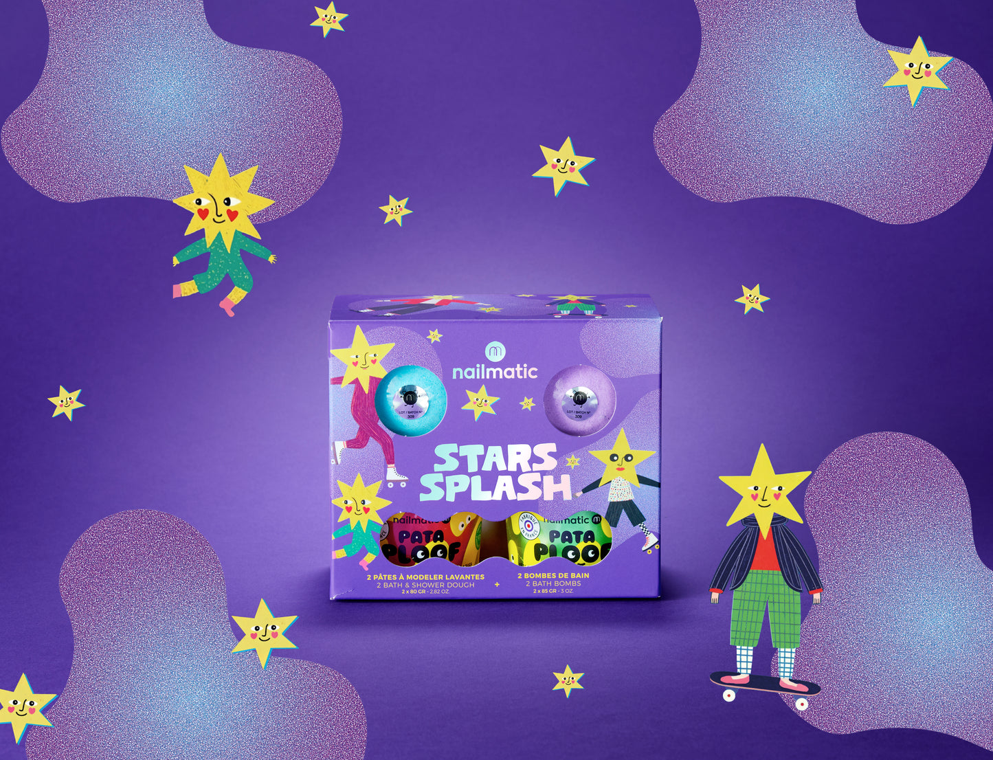 Coffret Nailmatic – Stars Splash (bain & créativité)